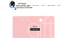 Desktop Screenshot of belmondosalon.com